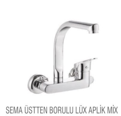 SEMA ÜSTTEN BORULU LÜX APLİK MİX